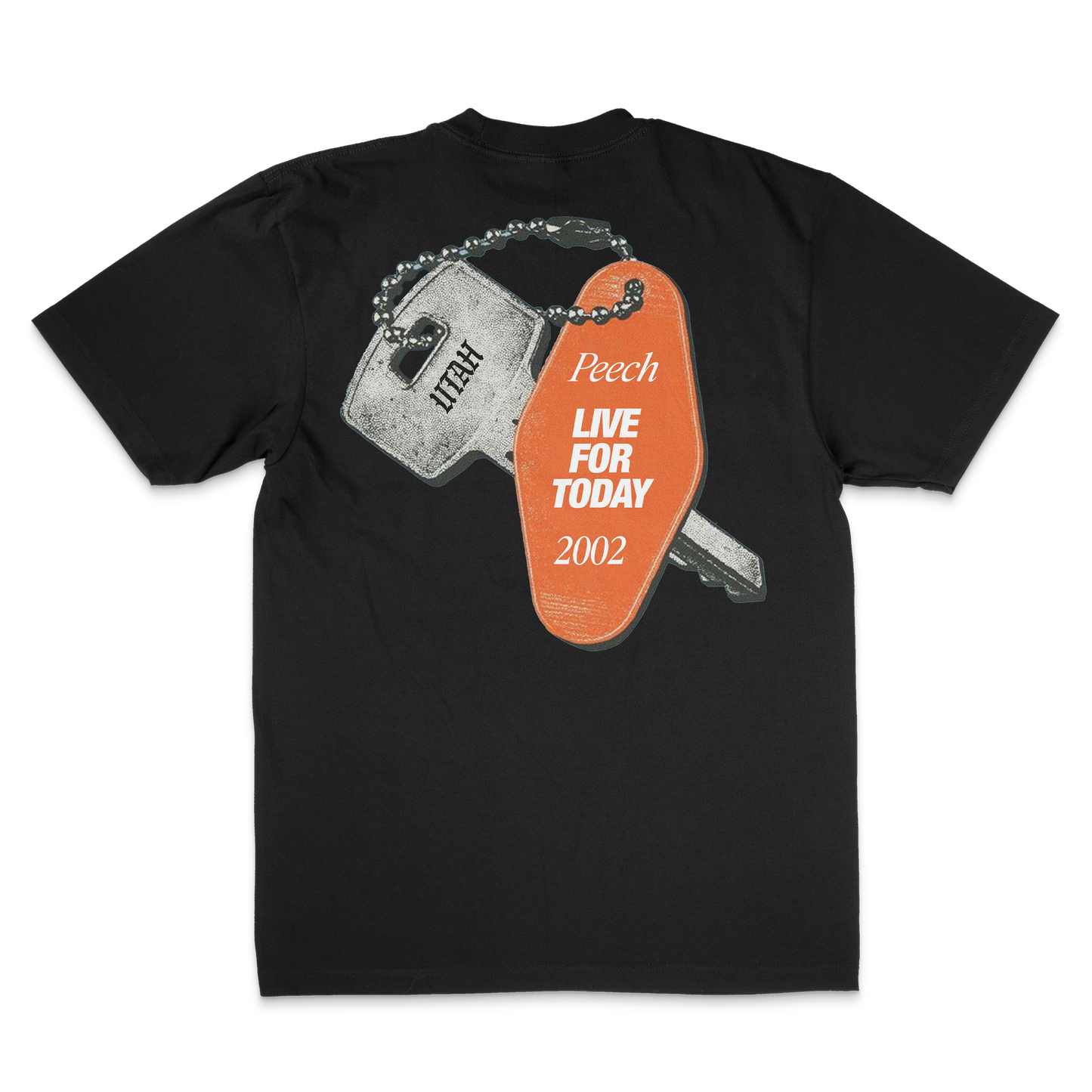 Camiseta negra con llave de la casa