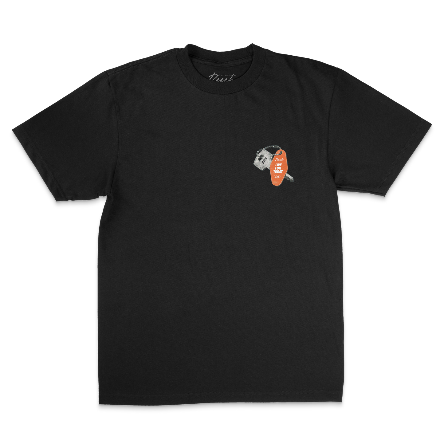 Camiseta negra con llave de la casa