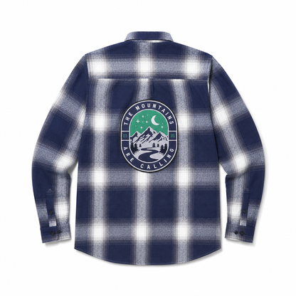 The Mountains Are Calling Flannel
