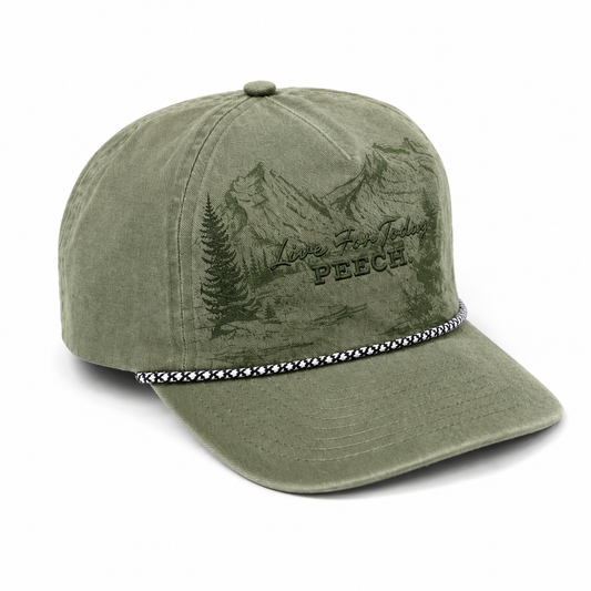Live For Today Nature Scene Hat