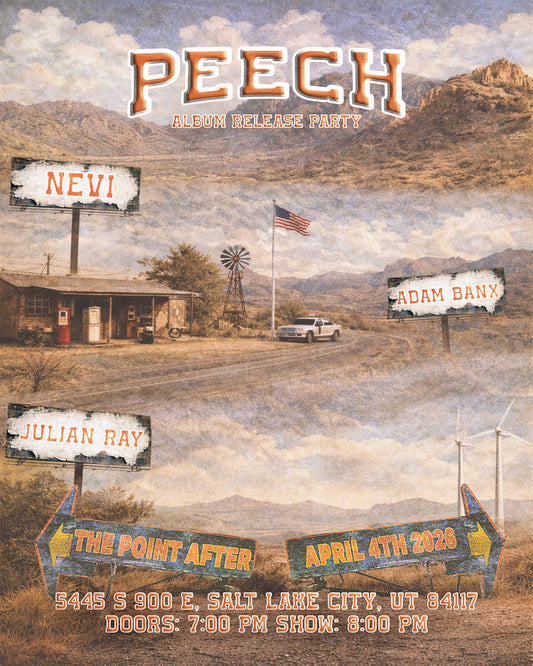 Peech. w/ Julian Ray, Nevi, Adam Banx